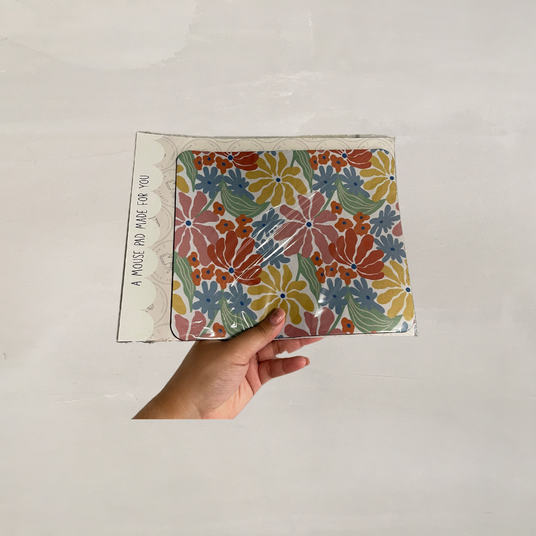Abstract Flower Mouse Pad