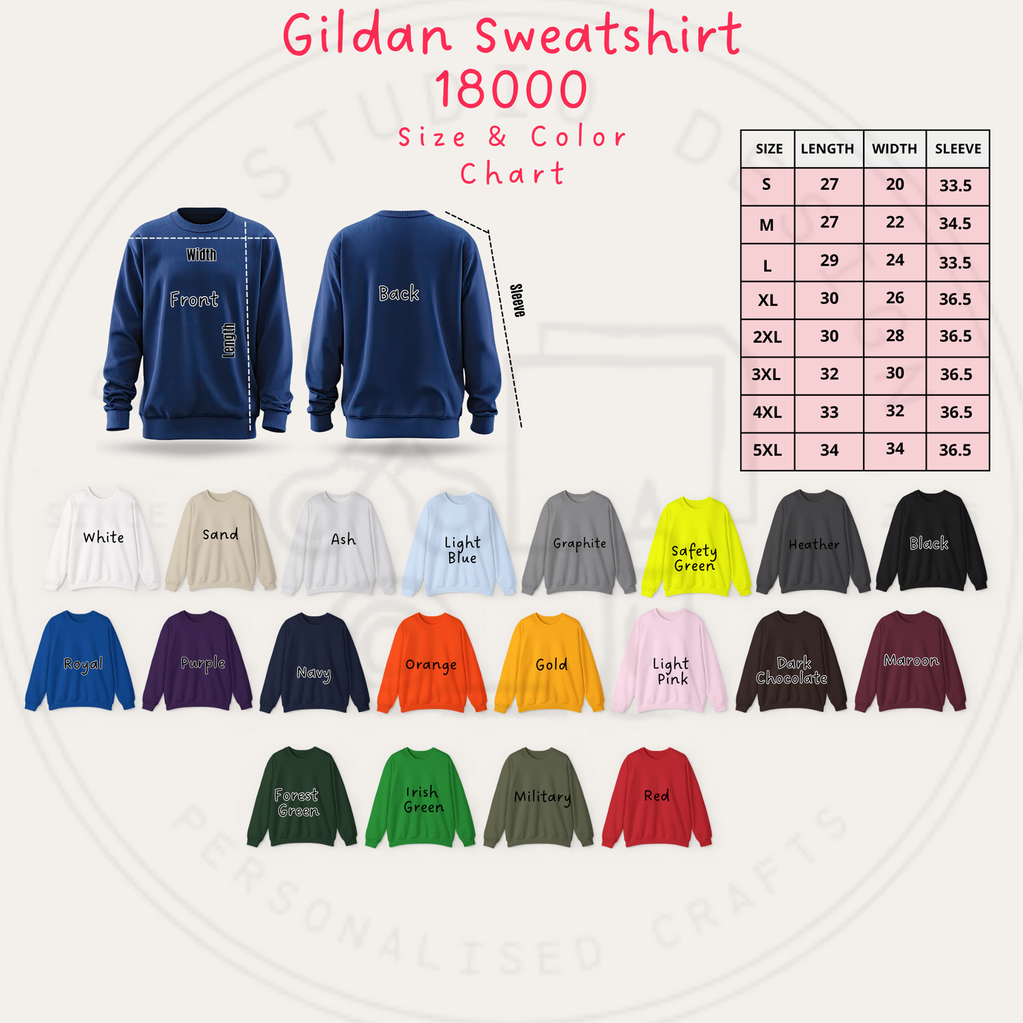 Personalized Keepsake Embroidered Sweatshirt