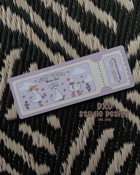 Silly goose bookmark