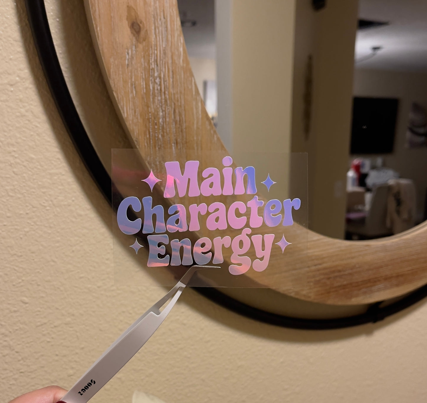 Main Character Energy Decal