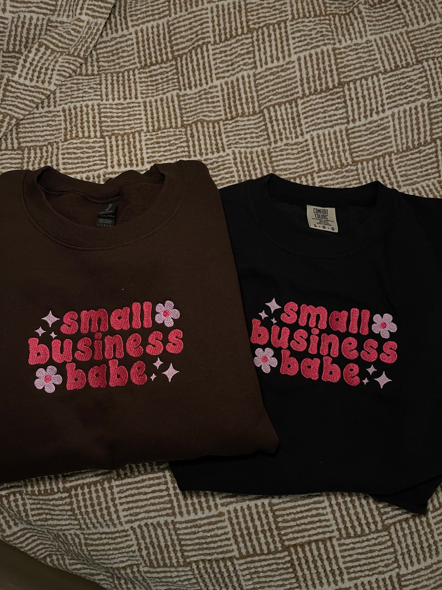 Small Business Babe Embroidered Shirt