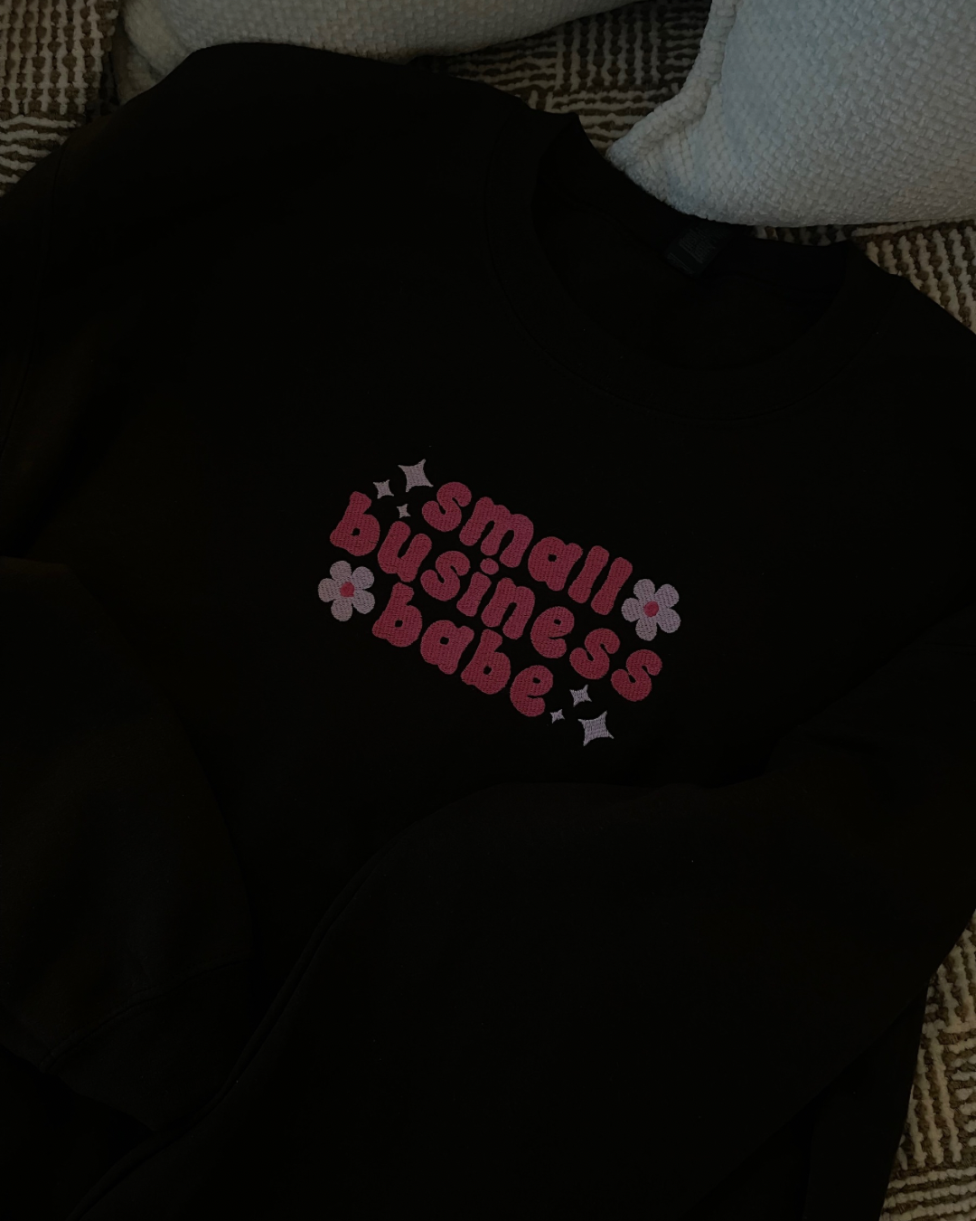 Small Business Babe Embroidered Shirt
